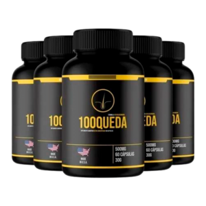 100 Queda – Kit 5 unidades – Combate Eficazmente a Queda de Cabelo em Homens e Mulheres