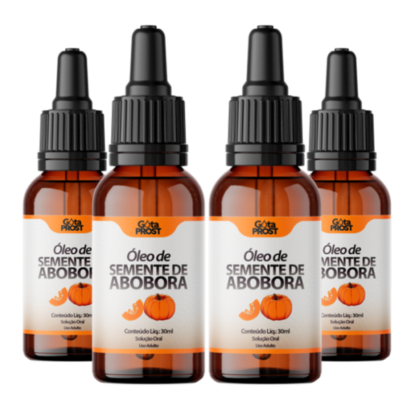 Gota Prost Original – Óleo de Semente de Abobora – 4 Frascos
