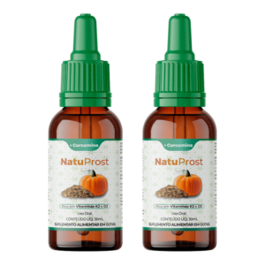NatuProst – Óleo de Semente de Abóbora – 2 Frascos