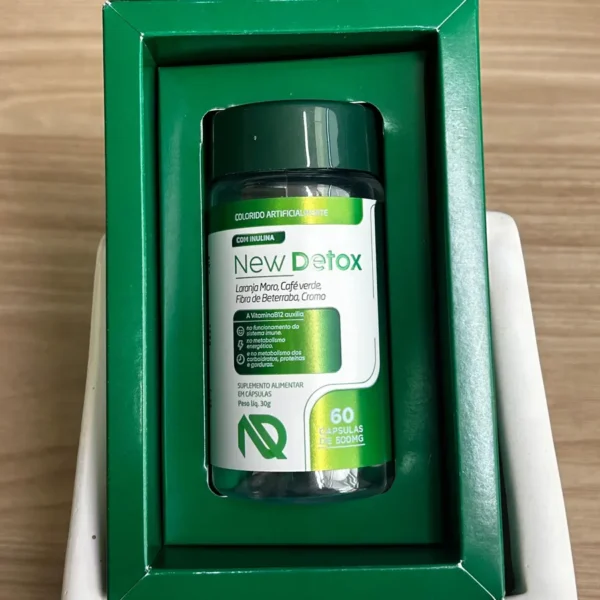 New Detox – Kit 2 Potes do Suplemento Natural para Desintoxicação - Imagem 2