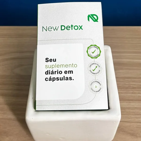 New Detox – Kit 2 Potes do Suplemento Natural para Desintoxicação - Imagem 3