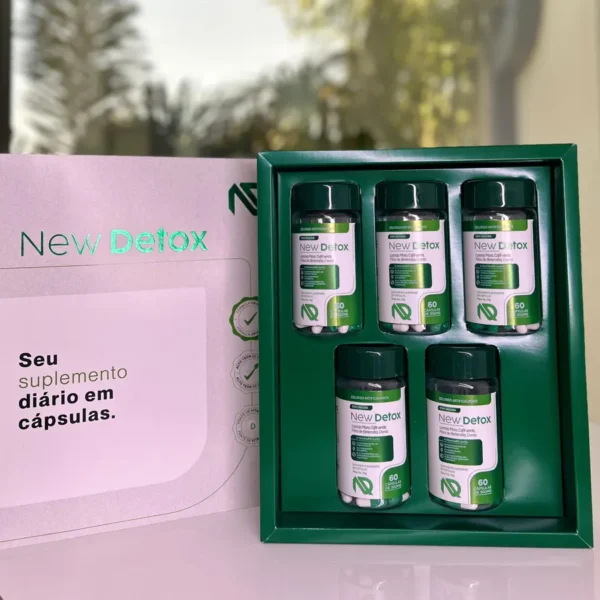 New Detox – Kit 2 Potes do Suplemento Natural para Desintoxicação - Imagem 9