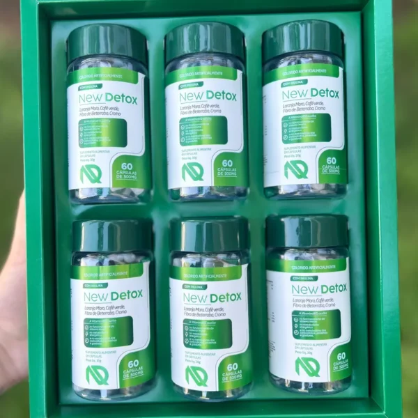New Detox – Kit 2 Potes do Suplemento Natural para Desintoxicação - Imagem 4
