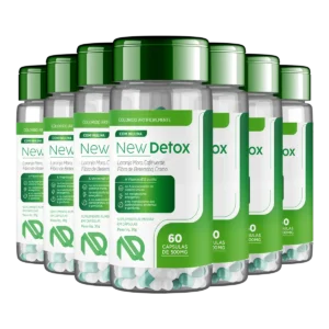 New Detox – Kit 7 Potes do Suplemento Natural para Desintoxicação