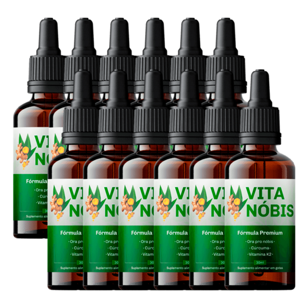 Vitanóbis – Suplemento Natural – 12 Frascos