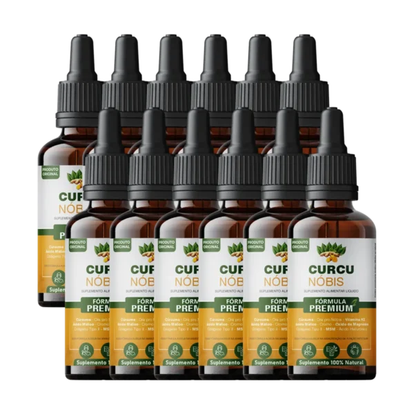 Curcunóbis – Suplemento Alimentar Líquido – 12 Frascos