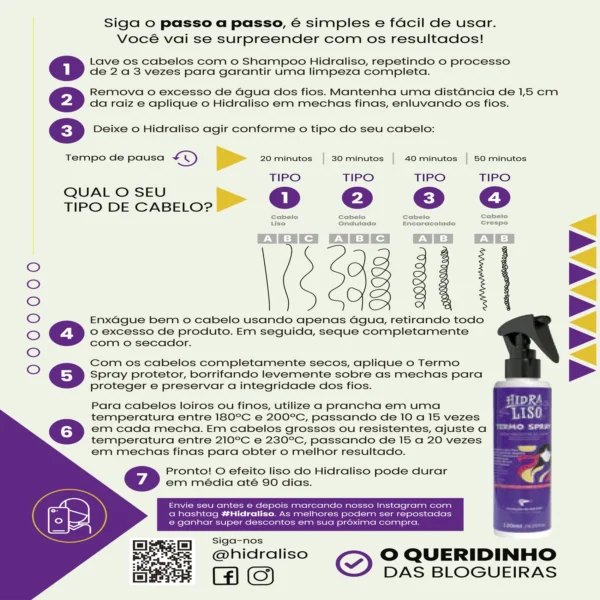 Hidraliso Progressiva Sem Formol – 4 Unidades + 3 Shampoos + 3 Termo Sprays - Imagem 11
