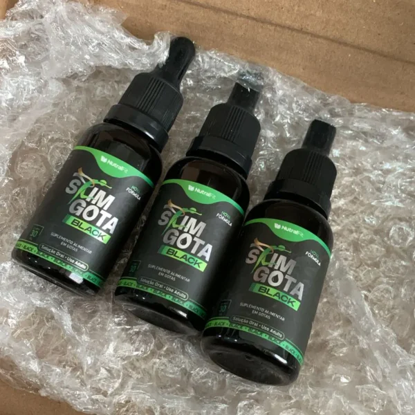 Slim Gota Black – 100% Natural – 4 Frascos de 30ml - Imagem 5